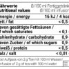 Nährwerttabelle von Cold Brew Mango mild pro 100 ml Fertiggetränk
