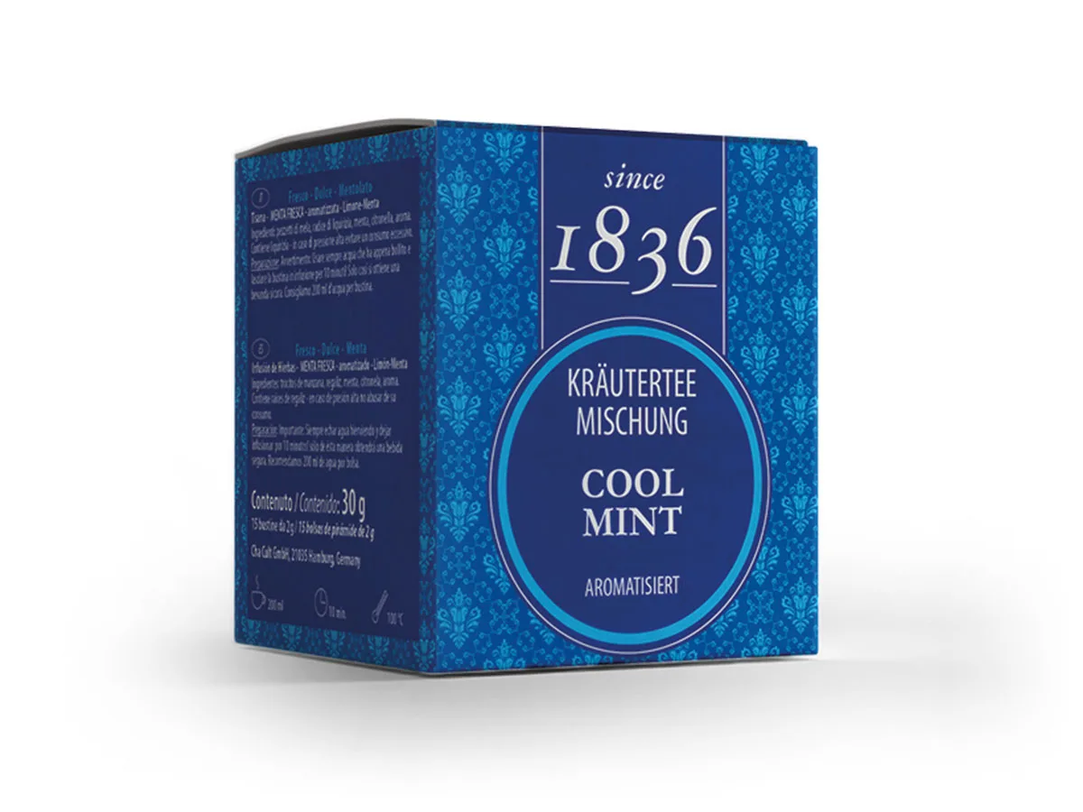 Cool Mint Pyramidenbeutel 1 Cool Mint Pyramidenbeutel